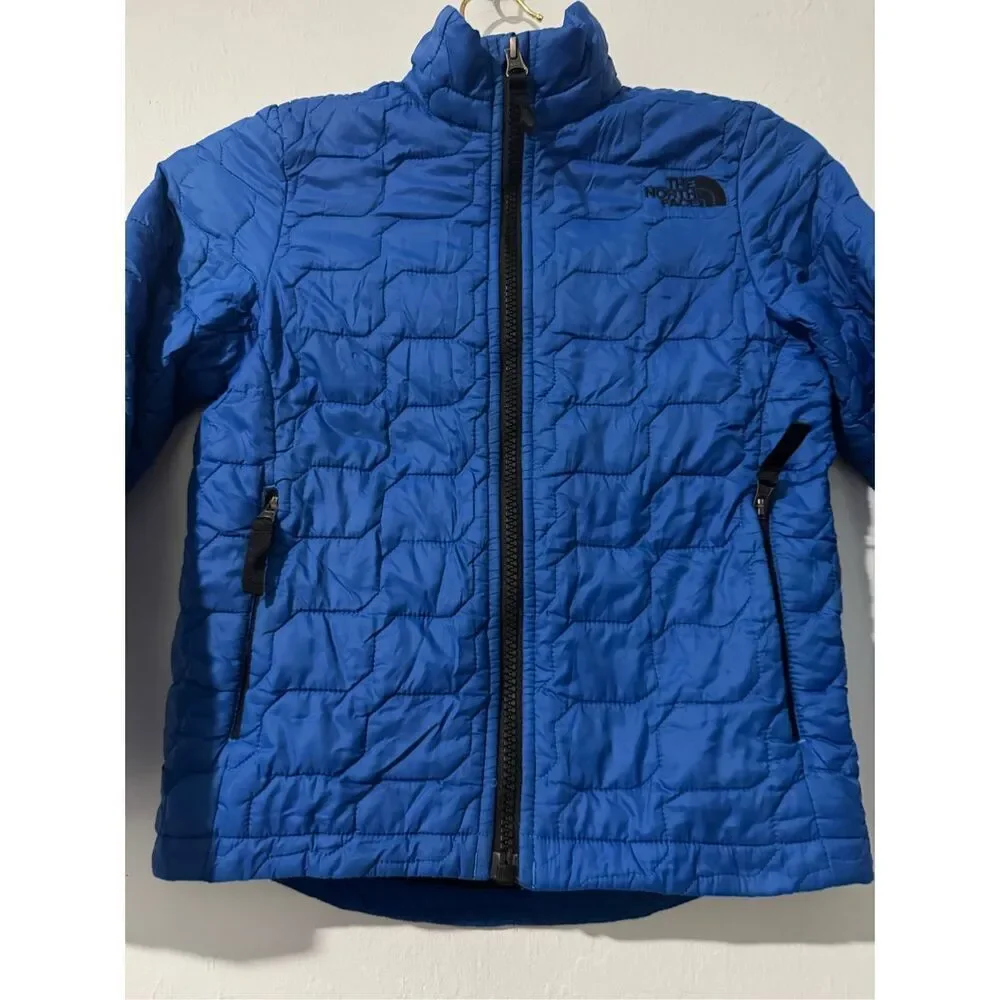 The North Face Thermoball blue puffer jacket 5